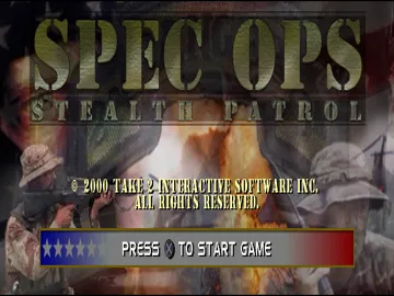 Spec Ops - Stealth Patrol (US) screen shot title